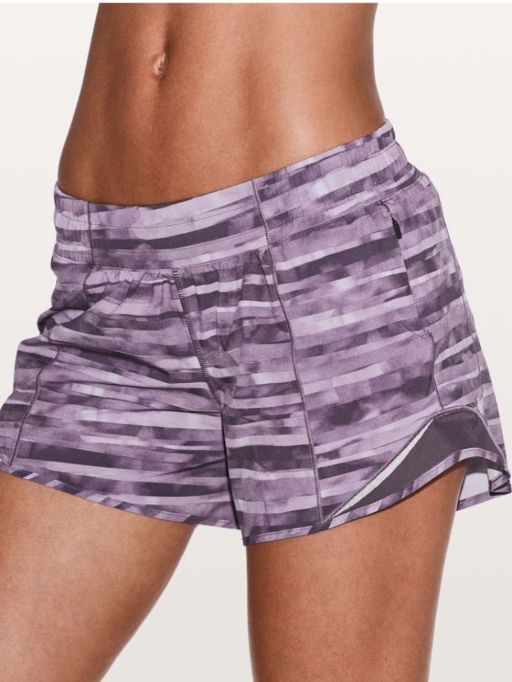 lululemon Hotty Hot Short Shadowed Smoked Mullberry / Black Currant Size 8 Tall
